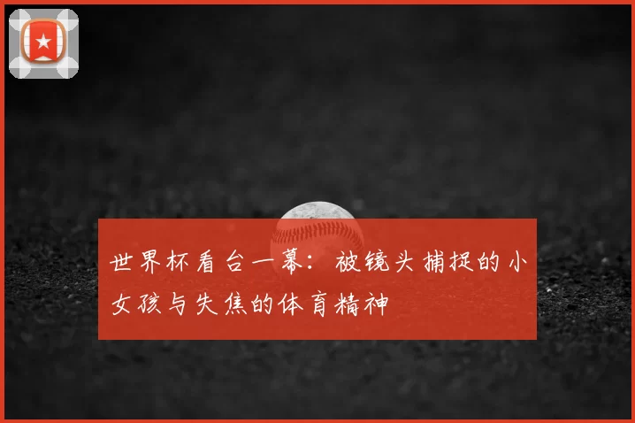 世界杯看台一幕:被镜头捕捉的小女孩与失焦的体育精神